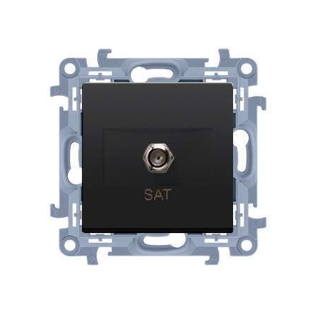 SIMON 10 MODUŁ CZARNY MAT GNIAZDO TV TYP F