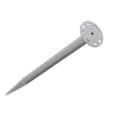 GSW76X1600 ŚRUBA DO GRUNTU- PODSTAWA OKRĄGŁA