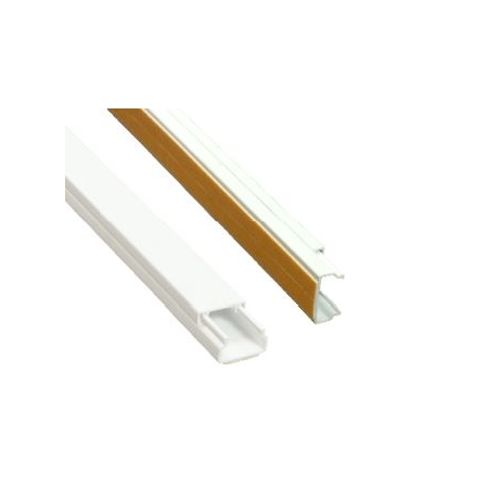 MKI 15X25 TS KANAŁ KABLOWY 2M BIAŁY Z TAŚMĄ SAMOPRZYLEPNĄ