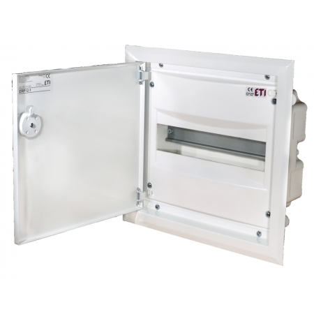 ERP12-1 ROZDZIELNIA PLASTIKOWA PT 12M 1X 12M N+PE IP40 IK08 270X288X113 DRZWI PEŁNE METAL BIAŁY DIDO