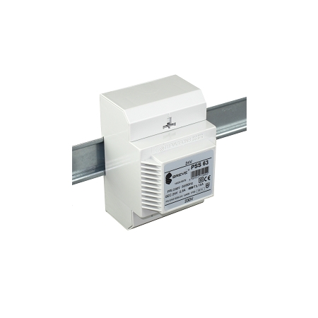 PSS  50 TRANSFORMATOR BEZPIECZEŃSTWA 1F 50VA 230V AC/ 24V AC OBUDOWA TH35 IP20 RDZEŃ KSZTAŁTKOWY EI
