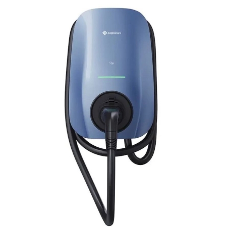 WALLBOX STACJA ŁADOWANIA ŁADOWARKA SAMOCHODÓW ELEKTRY APOLLO 22KW WIFI+BT+NFC+RS485 Z KABLEM 5M BLUE