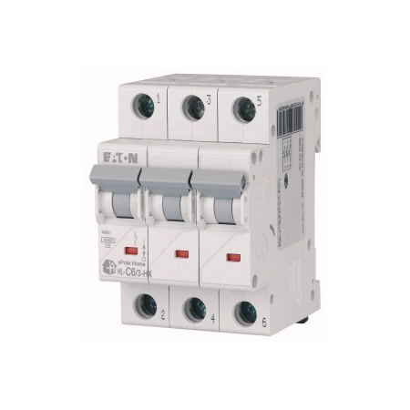 HN-C6/3 WYŁĄCZNIK NADPRĄDOWY C 6A 3P 3M 6KA