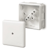 PUSZKA INSTALACYJNA NT 86X86X39 IP55 6 DŁAWIKÓW Z WKŁADEM 5X2.5 BIAŁY EP-LUX