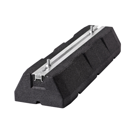 WSPORNIK GUMOWY Z SZYNĄ MONTAŻOWĄ 600X95X180 UNI-BOX POD KLIMATYZATOR/ POMPĘ CIEPŁA