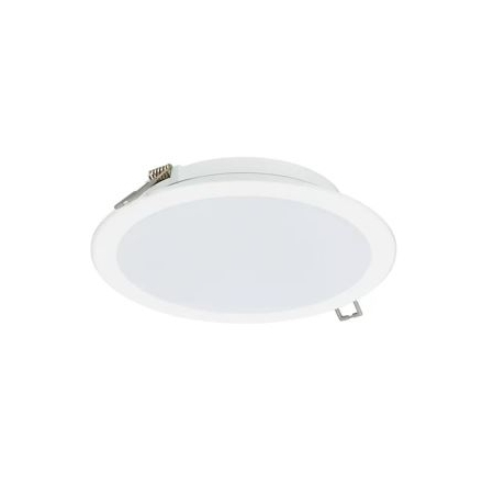 DN065B BIAŁY OPRAWA DOWNLIGHT PT LED 19W NW 4000K 2000LM IP20 110ST D200MM LED20 G4 RD TWORZYWO