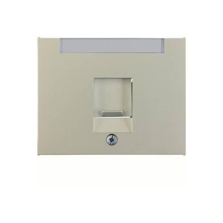 Q.X MODUŁ ANTRACYT AKSAMIT PŁYTKA DO GNIAZD RTV-SAT