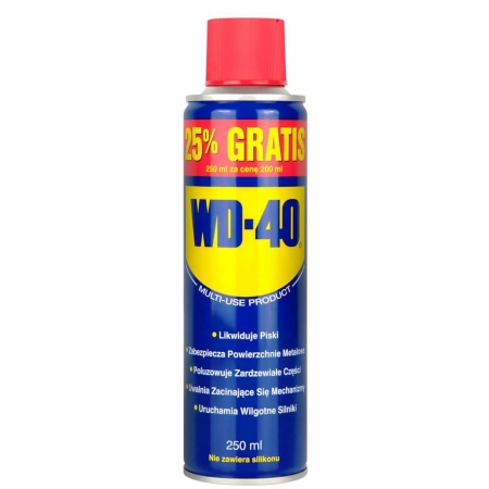 WD-40 PREPARAT WIELOFUNKCYJNY ODRDZEWIACZ 200ML + 50ML GRATIS