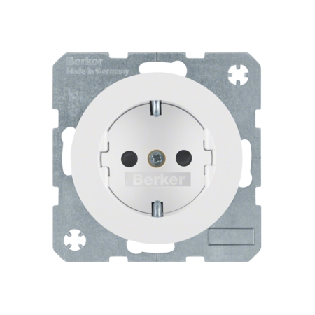 R.1/R.3 MODUŁ BIAŁY GNIAZDO 1X SCHUKO ZACISKI SPRĘŻYNOWE 16A 250V