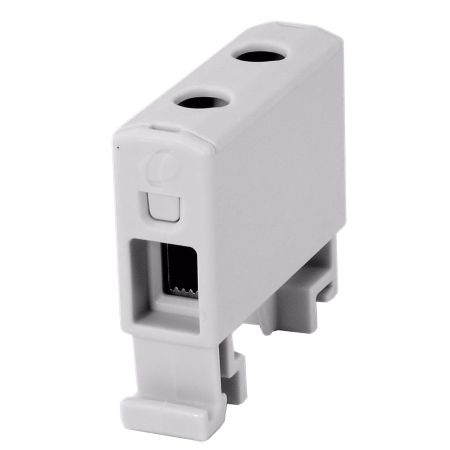 ZŁĄCZKA SZYNOWA PRZELOTOWA 1X AL/CU 1.5-16.0MM2 1000V AC/ 1500V DC ZACISK UNIWERSALNY SZARY