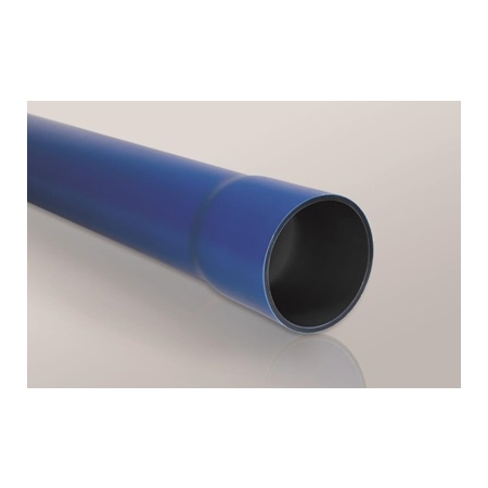 RHDPE  50/3.5-6 NK NIEBIESKI RURA OSŁONOWA GŁADKA PRZEPUSTOWA Z KIELICHEM RHDPE FI50/43 750N