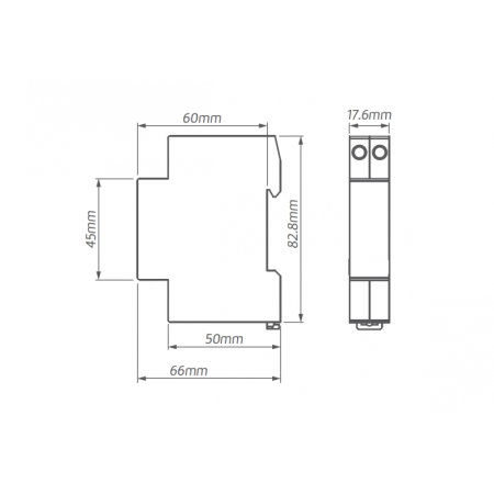 DZ-35 DZWONEK NA SZYNĘ TS35 5W 230V/50HZ IP20