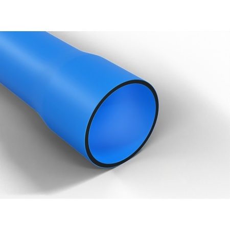 QRG EKO 110-6 NIEBIESKI RURA OSŁONOWA GŁADKA DWUWARSTWOWA Z KIELICHEM HDPE FI110/99 750N
