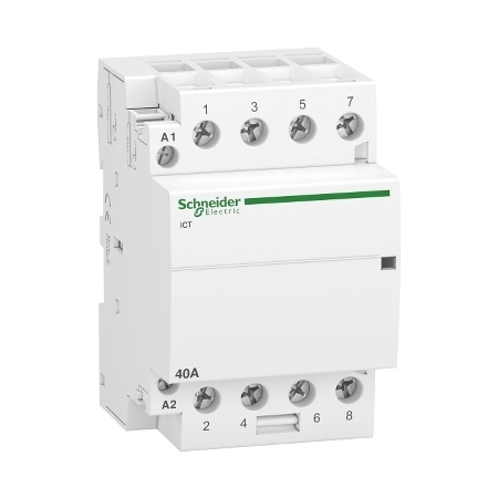 Schneider Electric Stycznik modułowy Acti9 iCT50-40-40-230 40A 4NO 50Hz 220/240 VAC, A9C20844