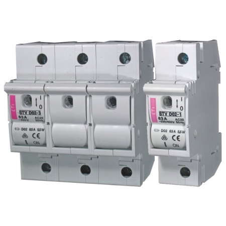 STV D02 ROZŁĄCZNIK BEZPIECZNIKOWY 63A 1P 1.5M D02 230/400V AC