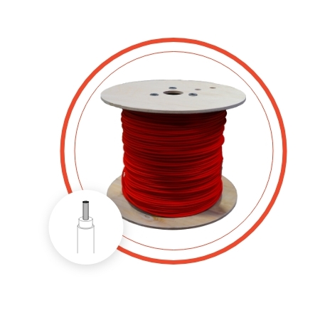 H1Z2Z2-K 1X  4 CZERWONY PRZEWÓD SOLARNY PV LINKA KL.5 1000V AC / 1500V DC BĘBEN