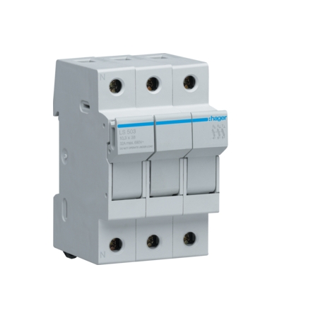 LS503 ROZŁĄCZNIK BEZPIECZNIKOWY 32A 3P 10X38 3M 690V AC