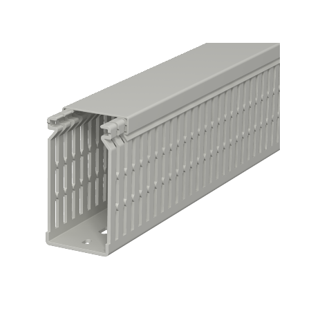 LK4 N 80040 KORYTKO GRZEBIENIOWE PERFOROWANE H80 W40 2M SZARY Z PRZETŁOCZENIEM