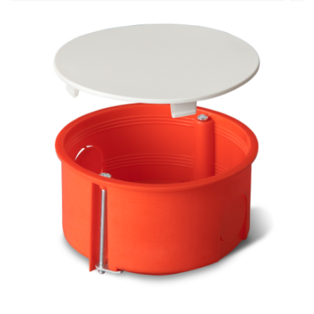 PK-80F PUSZKA INSTALACYJNA PT GIPS 1X FI80 IP20 Z DEKLEM CEGLASTY