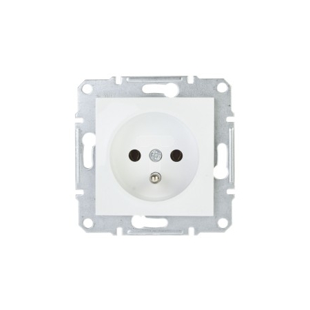 Schneider Electric Asfora, gniazdo pojedyncze 2P+PE bez ramki, biały, EPH2800721