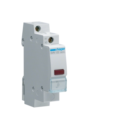 SVN122 LAMPKA SYGNALIZACYJNA MODUŁOWA 1X LED 1M 230V AC CZERWONY