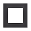 SIMON 10 CZARNY MAT RAMKA 1X