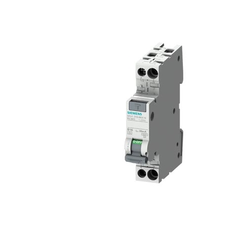 5SV1 B16A/ 30MA/A 1P+N WYŁĄCZNIK RÓŻNICONADPRĄDOWY B 16A 30MA 1M A 6KA