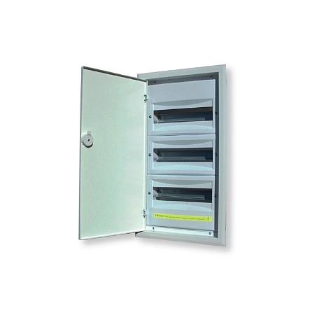 ERP12-3 ROZDZIELNIA PLASTIKOWA PT 36M 3X 12M N+PE IP40 IK10 548X288X120 DRZWI PEŁNE METAL BIAŁY DIDO