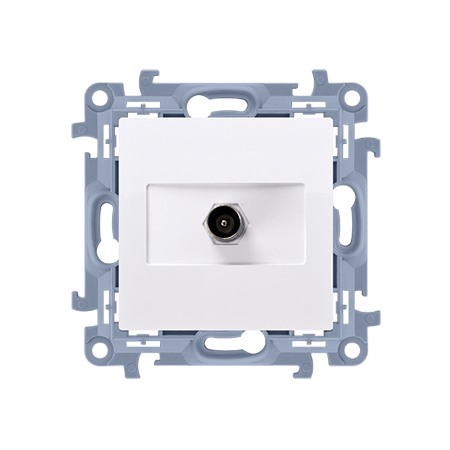 SIMON 10 MODUŁ BIAŁY GNIAZDO TV KOŃCOWE