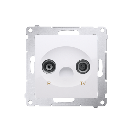 SIMON 54 MODUŁ BIAŁY GNIAZDO RTV KOŃCOWE SEPAROWANE 1DB