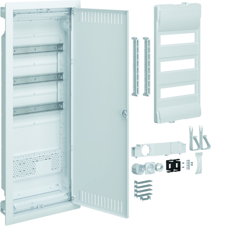 ROZDZIELNIA PLASTIKOWA PT HYBRYDOWA 36M 1X PŁYTA MON IP40 865X335X90 DRZWI PERFOROWANE VOLTA.HYBRID