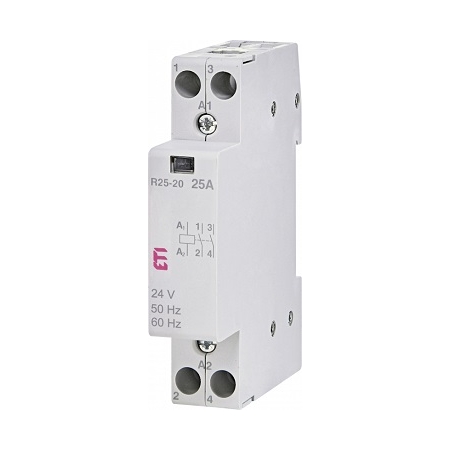 R 25-20 STYCZNIK MODUŁOWY 25A 2P 2Z 1M 230V AC ETICON