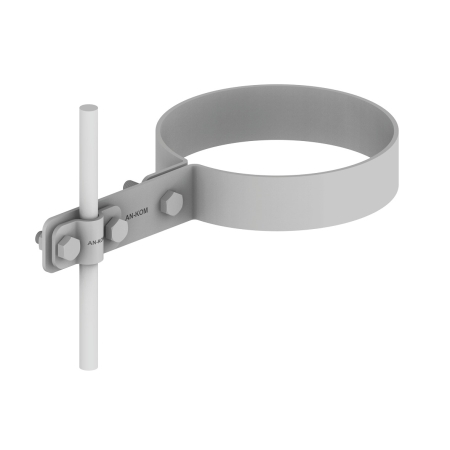 AN-70E/OG/ UCHWYT NA RURĘ SPUSTOWĄ FI 100 MM OCYNKOWANE OGNIOWO