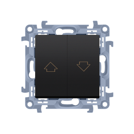 SIMON 10 MODUŁ CZARNY MAT PRZYCISK ŻALUZJOWY 