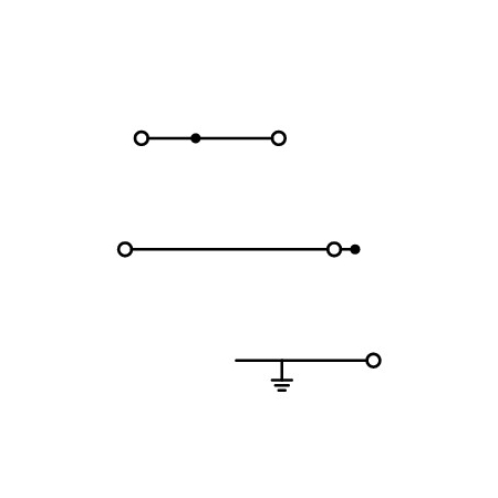 PIĘTROWA ZŁĄCZKA INSTALACYJNA Z PRZYCISKIEM 2,5 MM2, SZARA