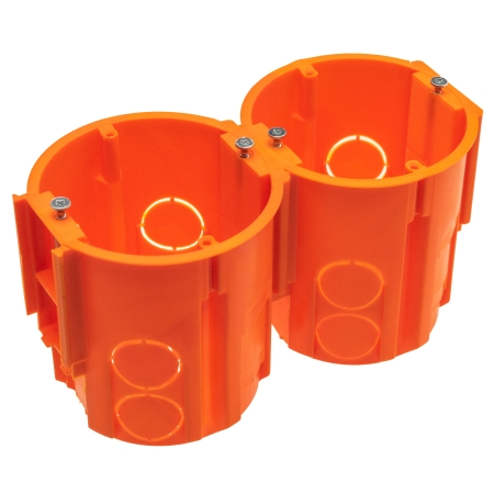 PUSZKA ŁĄCZENIOWA GŁĘBOKA Z WKRĘTAMI 81MM GŁĘBOKOŚCI