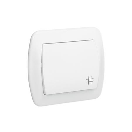 SIMON AKORD BIAŁY ŁĄCZNIK KRZYŻOWY ZACISKI ŚRUBOWE 10AX 250V