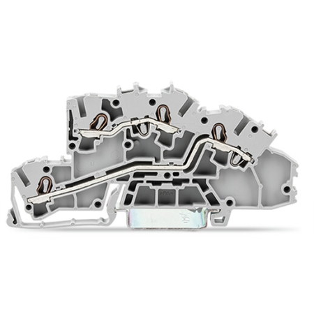 TOPJOBS ZŁĄCZKA PIĘTROWA 2,5 MM2 L/L SZARA