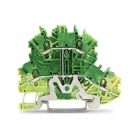 ZŁĄCZKA DWUPIĘTROWA 4-PRZEWODOWA ZŁĄCZKA PE, ŻÓŁTO-ZIELONY