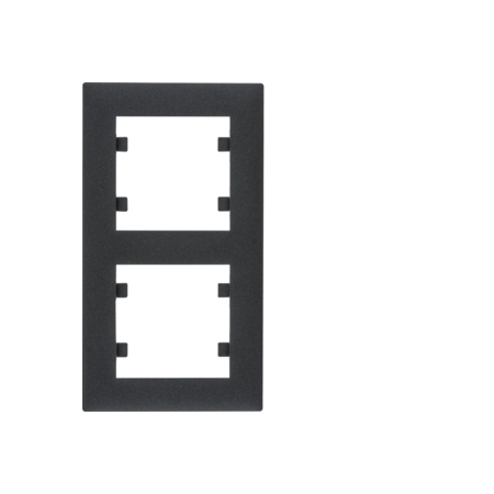 LUMINA INTENSE CZARNY RAMKA 2X PIONOWA