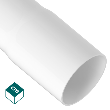 RLM 47-2 BIAŁY RURA INSTALACYJNA KIELICHOWANA 2M FI47