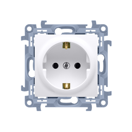 SIMON 10 MODUŁ BIAŁY GNIAZDO 1X SCHUKO ZACISKI ŚRUBOWE 16A 250V