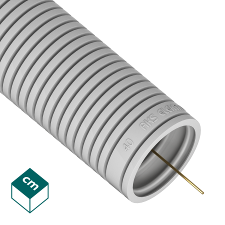 RKGL 40-25 SZARY RURA KARBOWANA PESZEL PVC-U FI40/33 Z PILOTEM 320N