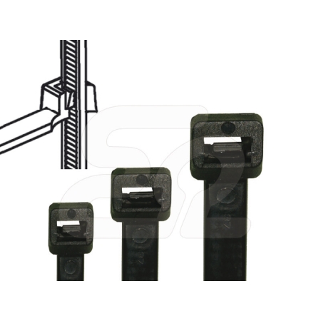 TKUV 20/5 OPASKA KABLOWA 200X4.8 CZARNY UV