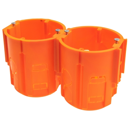 PUSZKA ŁĄCZENIOWA GŁĘBOKA Z WKRĘTAMI 81MM GŁĘBOKOŚCI