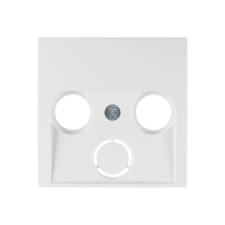 B.KWADRAT MODUŁ BIAŁY PŁYTKA DO GNIAZD RTV-SAT