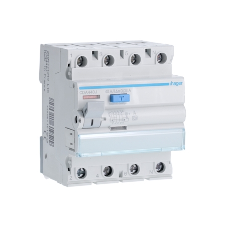 CDA440J 40A/ 30MA/A WYŁĄCZNIK RÓŻNICOWY 40A 4P 4M 30MA A 6KA