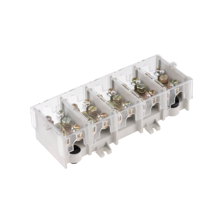 LZ 5X35/16/SZ ODGAŁĘŹNIK SZARY 5-TOROWY NA SZYNĘ Z OSŁONĄ