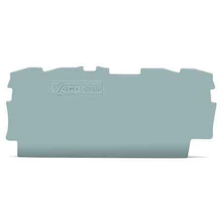 ŚCIANKA KOŃCOWA/WEWNĘTRZNA GR. 0,7 MM, SZARA