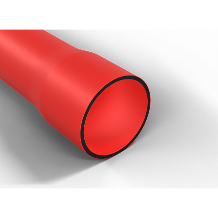 QRG EKO 160-6 CZERWONY RURA OSŁONOWA GŁADKA DWUWARSTWOWA Z KIELICHEM HDPE FI160/144 750N